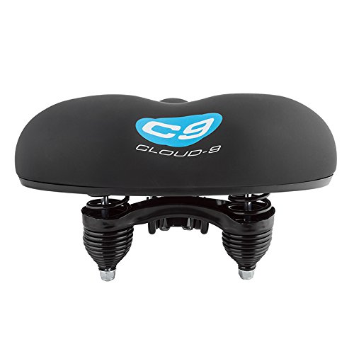 Cloud-9 Cruiser Anatomic Saddle, 10.5" x 10.5", Heavy Duty Black Emerald