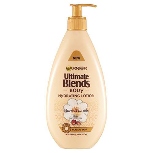 Garnier Ultimate Blends Honey Treasures Body Lotion 400ml, With Restoring Honey & Beeswax, Leaves Skin Nourished & Soothed, For Very Dry Skin, Fast Absorbing & Non Greasy