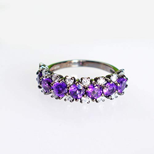 Bijoux améthyste argent 925 le cadeau mixte parfait - 7