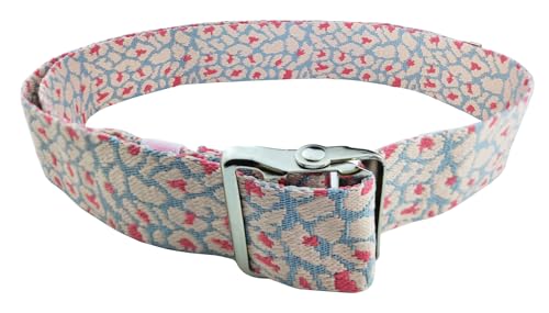 LAMBOX Gait Belt Transfer Belt with 2-inch Soft and Comfortable Jacquard Webbing for Caregivers, Seniors, Elderly, etc. (60 inch, Color15)
