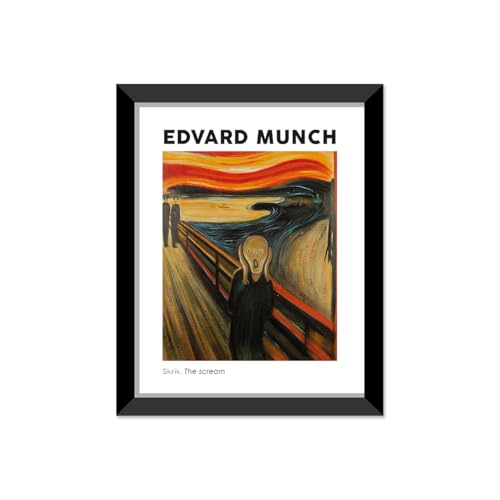 LABORATORIO 102 Quadro L’Urlo Di Munch (30x40 cm) Arte Contemporanea