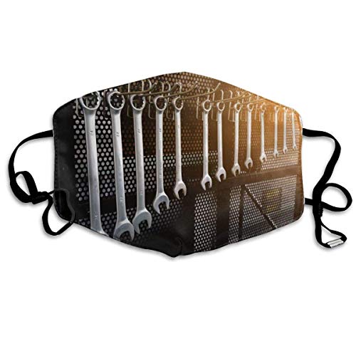 Preisvergleich Produktbild Komfortable verstellbare Schraubenschlüssel-Werkzeuge Gedruckte Gesichtsdekorationen Bandana für Unisex