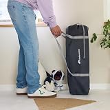 Bebeconfort Sweet Dreams, Baby Reisebett, 0–3 Jahre (0–15 kg), Reisebett leicht für Babys, Große gepolsterte Matratze, Seitenfenster, Einfach Kompakt Klappbar, Mit Reisetasche, Mineral Graphite