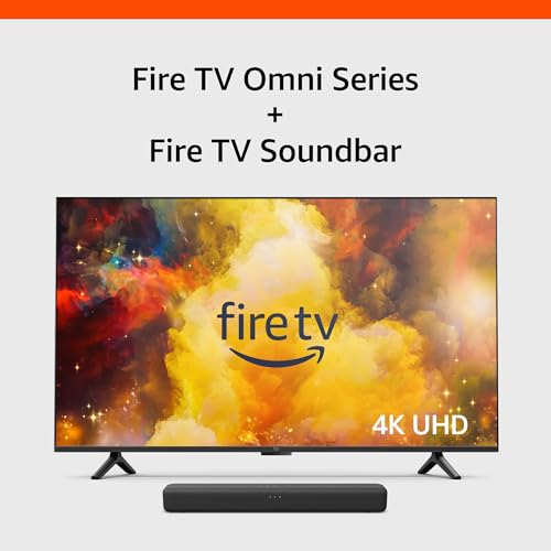 Image of Amazon Fire TV Omni Series 55 inch with Fire TV Soundbar