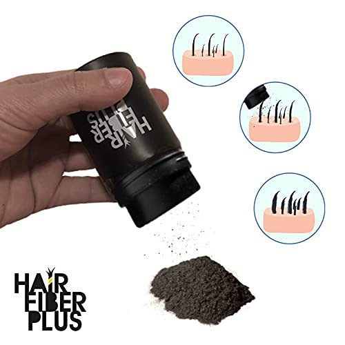 HairFiberPlus 27.5g, fibre copri calvizie istantaneo in pochi secondi (Biondo Medio)