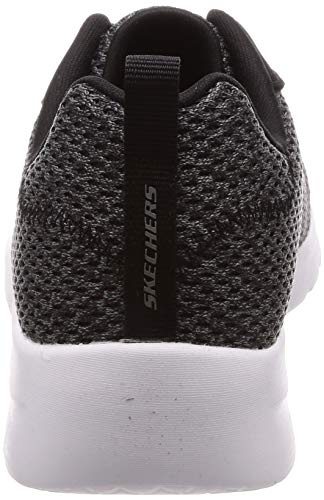 Skechers Dynamight 2.0 - Quick Concept, Tênis, Feminino, Preto/Branco, 35