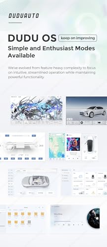 Image of MekedeTech Mekede DUDUAUTO 2K 2000X1200 9.5 inch IPS Touch Screen Car Radio Stereo Intelligent Navigation Head Unit Dash Kit,8G RAM 128G ROM