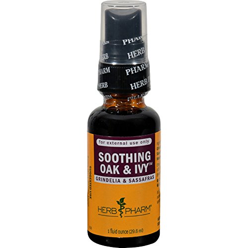 Herb Pharm Soothing Oak and Ivy Topical Herbal Spray - 1 Ounce