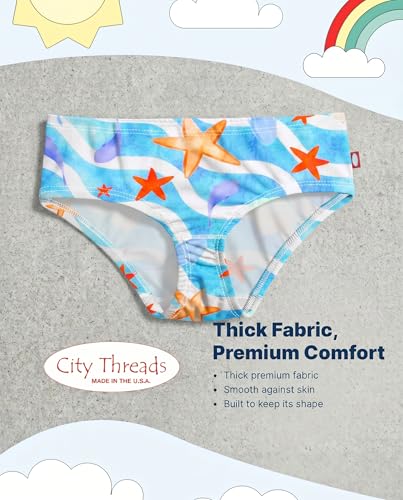 Image of City Threads Girls Bikini Bottoms Toddler Through Teen Sizes