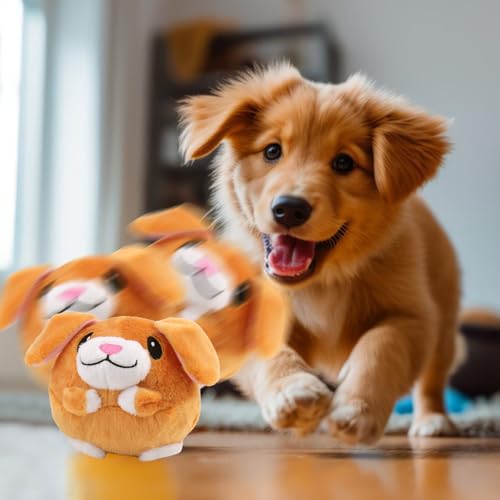 Juguete interactivo de peluche para perros pequeños y medianos miniatura 7