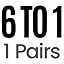 6 to 1 (1 Pairs)