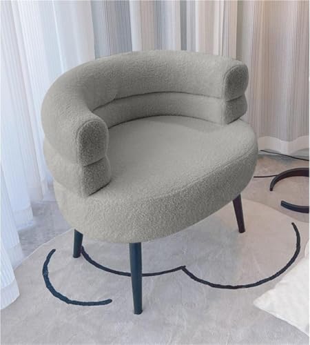 Modern Large Lazy Sofa Chair with Steel Legs and Soft