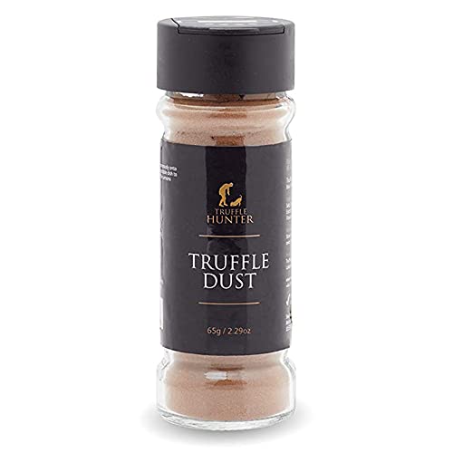 Trufa negra en polvo TruffleHunter 65 g - Trufa en polvo en tarro para especias - Condimentos para cocinar - Vegano, vegetariano y libre de OMG