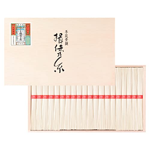 手延素麺 揖保乃糸 上級品 50g×20束 赤帯 そうめん 木箱 ギフト /D-30/ (B08V1Q3N75) Amazon価格推移・価格追跡