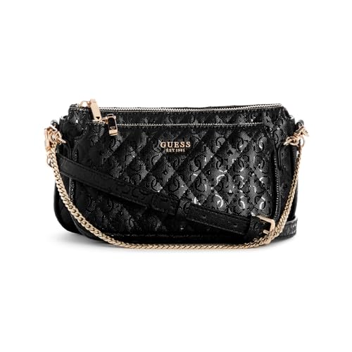 GUESS Yarmilla Double Pouch Crossbody, Black, One Size