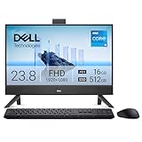 【Amazon.co.jp限定】Dell デスクトップパソコン 一体型 Dell 24 AIO EC24250 23.8インチ Core i5-1334U メモリ16GB SSD512GB Windows 11 ダークシャドウグレー 翌営業日対応オンサイト出張修理サービス1年(HDD返却不要サービス) AD47-FNBA