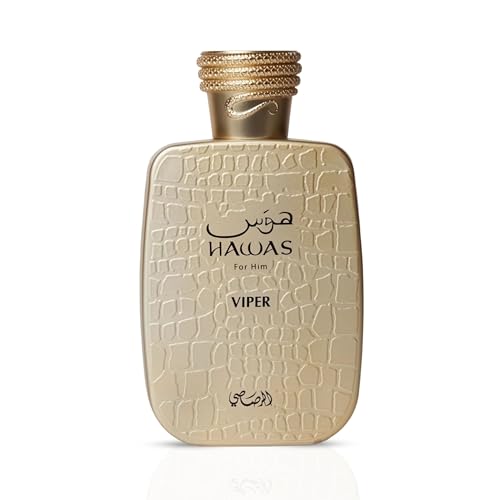 Image of RASASI Hawas Viper Eau de Parfum for Men, 100ml (3.4 oz) Oriental & Rich Scent Spray