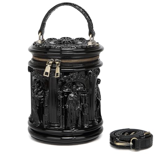 Image of Men PVC Unique Novelty Weird Shape Handbag Purse Detachable Strap Crossbody Shoulder Bag for Women