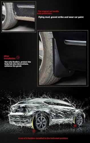 Bavettes garde-boue Kia Rio 2006-2011 | Protection durable auto - 7