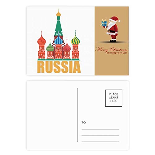 Cartes postales russes et église du Père Noël lot de 20 illustrations pour collectionneur