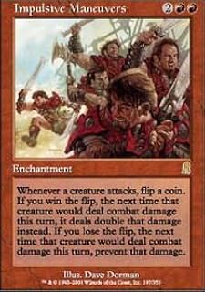 Magic The Gathering - Impulsive Maneuvers - Odyssey - Foil