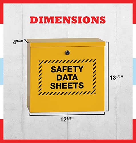 Windy City Cabinet Sds Binder Storage Cabinet, Locking Cabinet For Safety Data Sheets #TOP2
