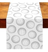 Chemin De Table Sur Le Thème Du Tennis, Raquette De Tennis