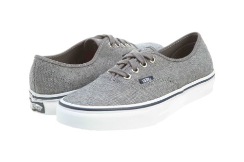 Vans Vans U Authentic, Unisex-Adults' Low-Top Trainers, Pewter/True White, 9.5 UK