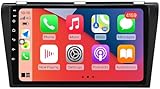 【Funzione Mirror Link】: questa autoradio touch screen supporta la funzione Mirror Link della maggior parte dei telefoni, collega e sincronizza facilmente qualsiasi contenuto del telefono sul grande schermo. Puoi scegliere di guardare un film direttamente sullo schermo o leggere un'e-mail su di esso. offrirti un viaggio più sicuro e divertente.