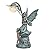 TERESA'S COLLECTIONS Garden Statues Fairy Sculptures & Statues, Solar Outdoor Lights Garden Figurines Outdoor Decor, Patina Bronze Garden Art for Porch Yard Decor Best Gifts for Mom Birthday 13.8''