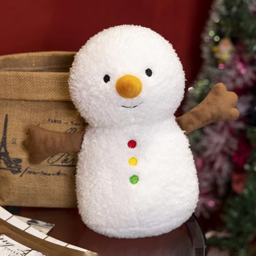 MooGlamor Brinquedos interativos para cães de Natal com boneco de neve com guirlanda de Natal para c