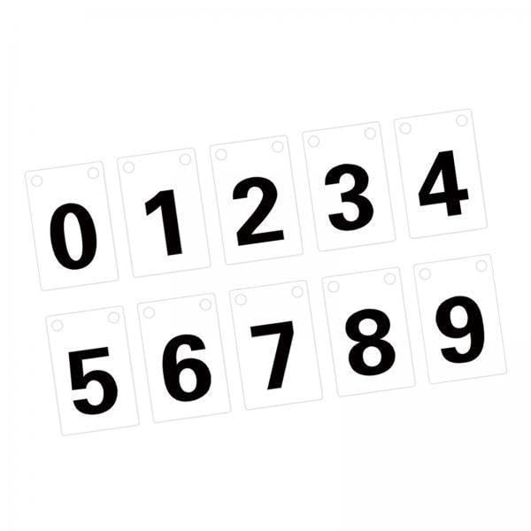 4xscore keeper numbers 0-9 compact manual score flip cards for | soccer baseball other sporting goods
