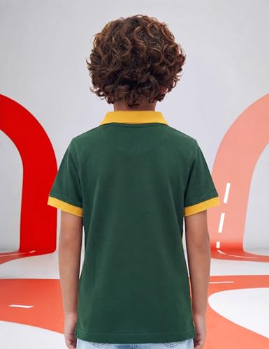 Image of Amazon Brand - Symbol Boy's Color Block Regular Fit Polo Shirt