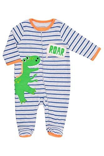 Funstuff Animals Lion Dinosaur Shark Infant Baby Boys 3 Pack Long Sleeve Novelty Coveralls Animals 6-9 Months #TOP1