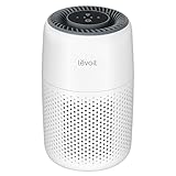LEVOIT Air Purifiers for Bedroom Home, with Night Light, 3-in-1 Filter, Filters Smoke, Allergies, Pet Dander, Odor, Dust, 25dB Ultra-quiet, Office, Desktop, Portable, Core Mini, White