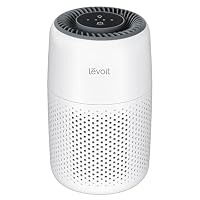 LEVOIT Air Purifier for Bedroom Home, with Night Light, 3-in-1 Filter, Filters Smoke, Allergies, Pet Dander, Odor, Dust, 25dB Ultra-quiet, Office, Desktop, Portable, Core Mini, White