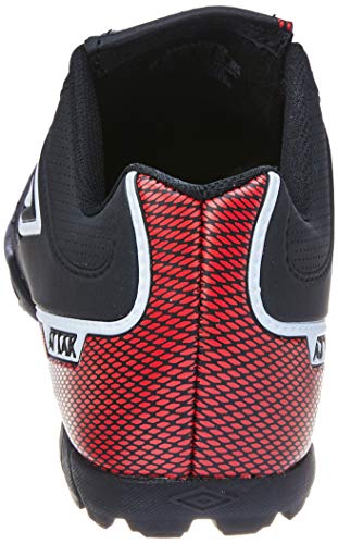Chuteira Society Attak II, UMBRO, Adulto Unissex, Preto/Vermelho/Branco, 40