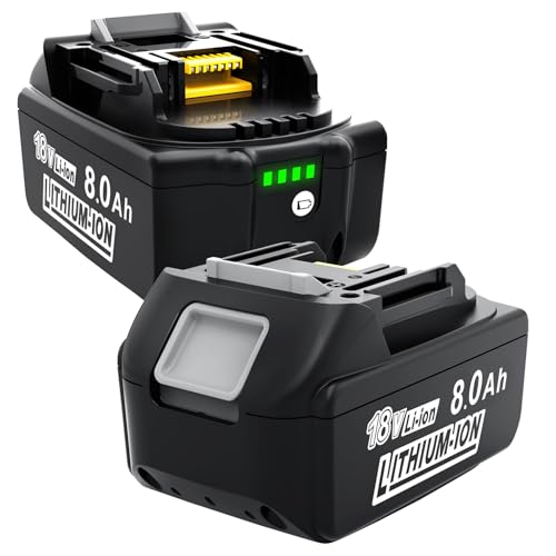 2 Units High Capacity 18V Lithium-Ion Makita Battery Replacement