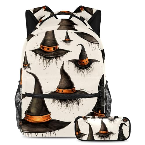 Sac à dos d'école chapeau de sorcière soulage le dos de vos enfants avec sa trousse