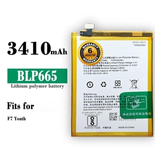 Image of THE BATTERY STORE Original BLP665 Battery for Oppo F7 Youth / CPH1859 / CPH1861 / Battery with 6 Month Warranty**** (PP108)
