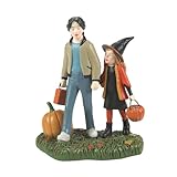 Department 56 Disney Hocus Pocus Village Accessories Max and Dani Trick or Treating Figurine, 3.15 Inch, Multicolor