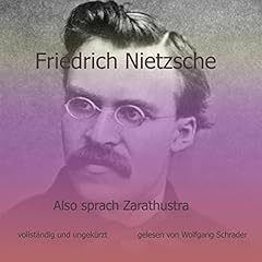 Also sprach Zarathustra Audiolibro Por Friedrich Nietzsche arte de portada