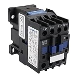 Baomain AC Contactor CJX2-1810 220V 50Hz 660V 32 Amp 3 Phase 3-Pole NO DIN rail