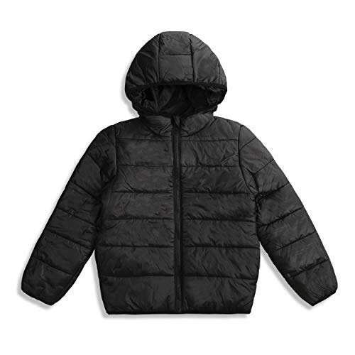 IKALI Kids Winter Coats, Lightweight Packable Puffer Jacket with Hood Pockets for Girls Boys Outwear Clothes (2-12Y)