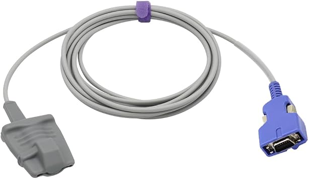 Sino-k Compatible Nellcr Spo2 Sensor Adult Soft 4 ft 14 Pins Connector FDA/CE Approved