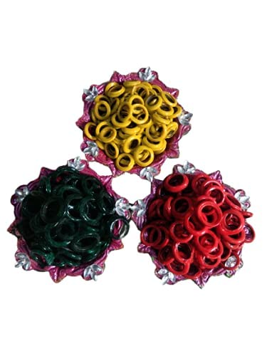 Chitti Gajulu for Lakshmi Pooja and Durga matha Pooja - Red, Green and Yellow, Each colour 108 peaces + 10 peaces extra (B0BVM2K1QF) Amazon Price History, Amazon Price Tracker