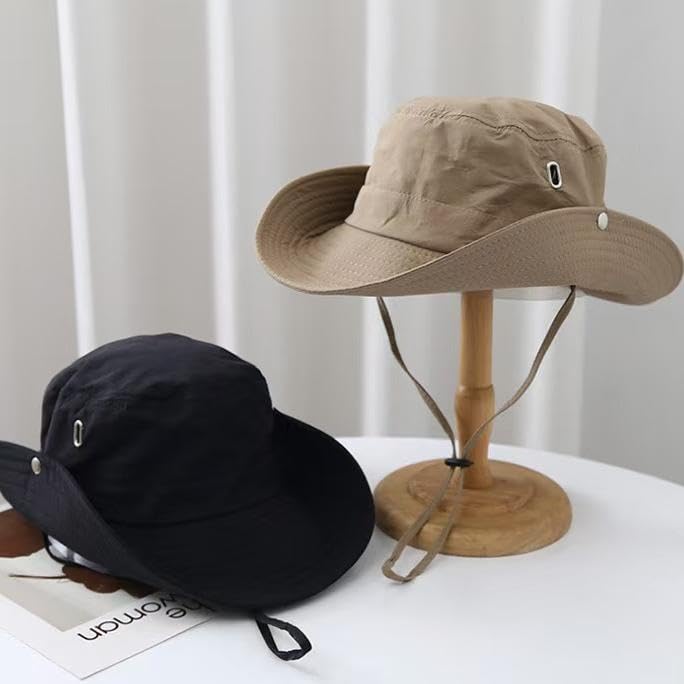 Sombreros de sol para hombre, sombrero de pesca de ala ancha para hombre, para senderismo, playa, verano — view 3