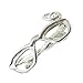 Brille Sterling Silber Charm .925 x 1 Lese- und Brillen Charms