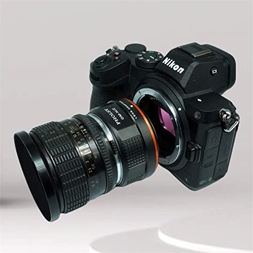Image of PHOLSY Lens Mount Adapter Compatible with Olympus Zuiko OM Lens to Nikon Z Mount Camera Body Compatible with Nikon Z fc, Z30, Z9, Z8, Z6 II, Z7 II, Z6, Z7, Z5, Z50