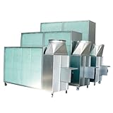 spritzwand Mobile Absauganlage 2600 x 1500 x 600 mm inkl. Übergangsstück und Filter Wird geliefert ohne Elektroverkabelung und ohne Zubehör